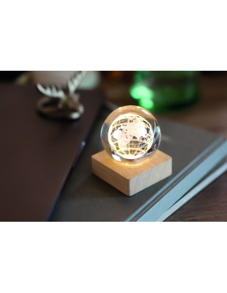 Palla di vetro a globo LED