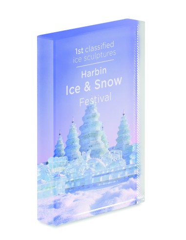 Targa in cristallo o cornice