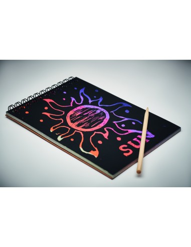 Taccuino di carta da grattare