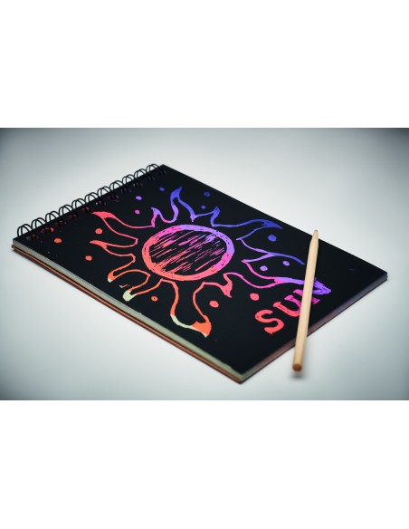 Taccuino di carta da grattare