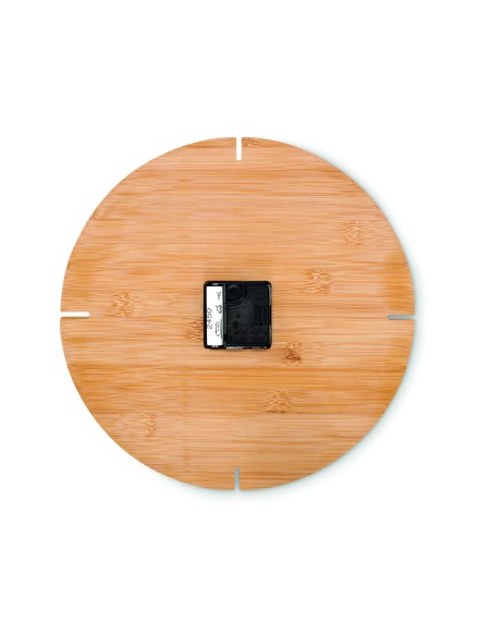Orologio da parete in bamboo