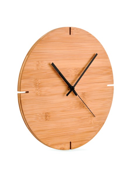 Orologio da parete in bamboo