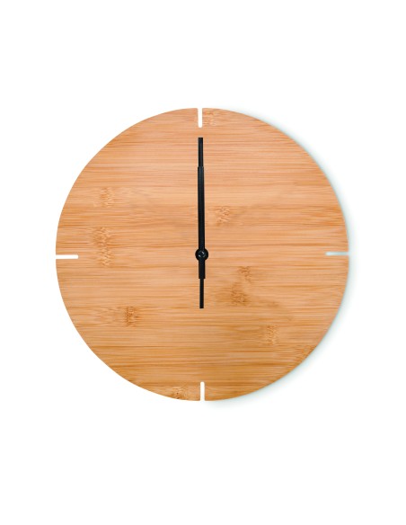 Orologio da parete in bamboo