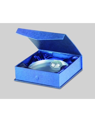 Fermacarte in vetro rotondo