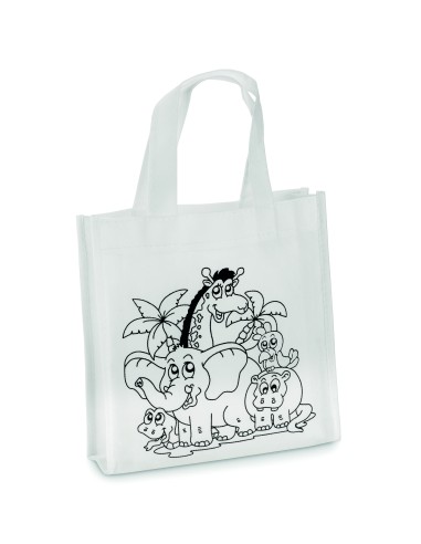 Mini borsa shopper da colorare