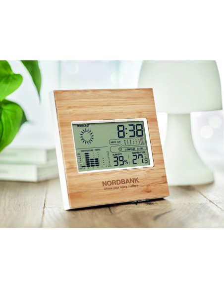 Stazione meteo in bamboo