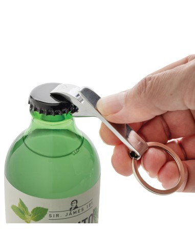 Portachiavi/cavatappi in lega di zinco RCS