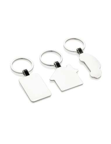 Portachiavi casa in lega di zinco RCS