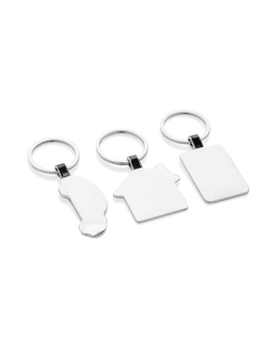 Portachiavi casa in lega di zinco RCS