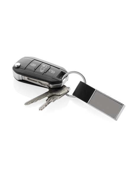 Lussuoso portachiavi in PU e lega di zinco RCS