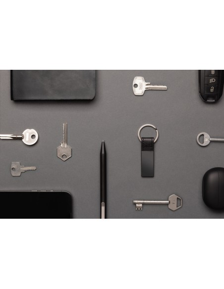 Lussuoso portachiavi in PU e lega di zinco RCS