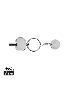 Portachiavi a forma di chiave di sfiato in lega di zinco RCS