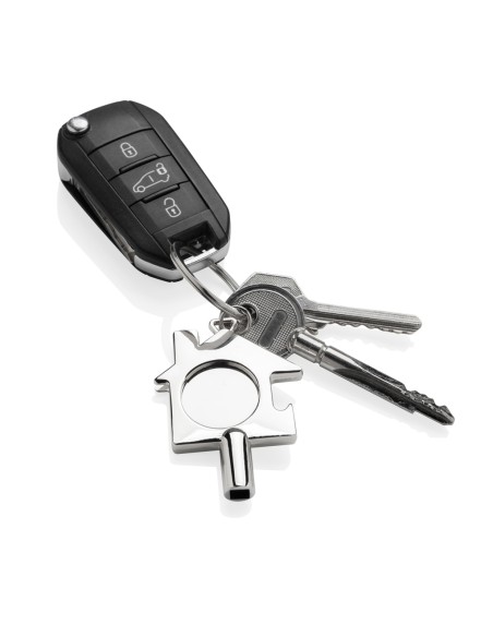 Portachiavi 3in1 in lega di zinco RCS