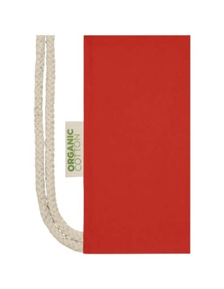 Borsa con cordoncino in tessuto biologico certificato OCS da 140 g/m² Odisha  - 5L