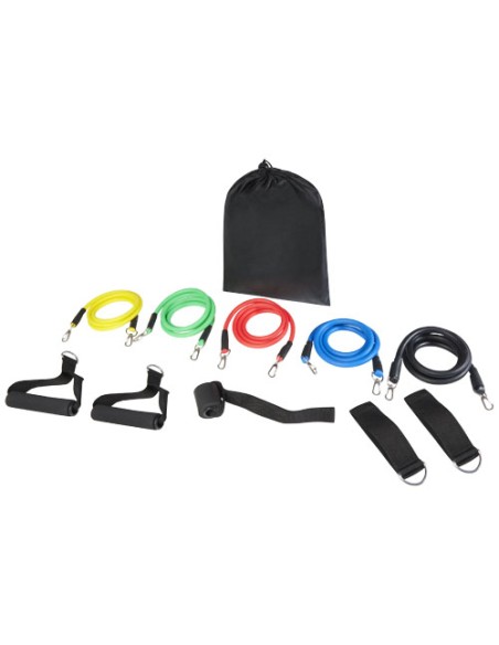 Set fasce elastiche per fitness Arnold in custodia di PET riciclato