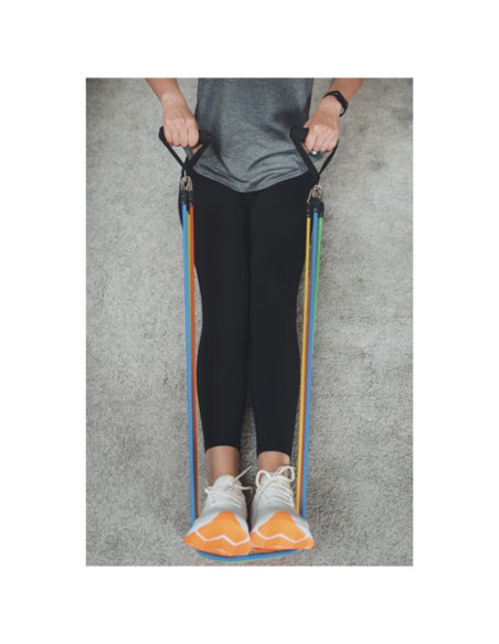 Set fasce elastiche per fitness Arnold in custodia di PET riciclato