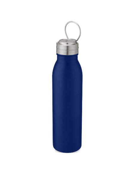 Borraccia sportiva Harper da 700 ml in acciaio inossidabile con anello in metallo