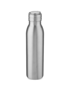 Borraccia sportiva Harper da 700 ml in acciaio inossidabile con anello in metallo