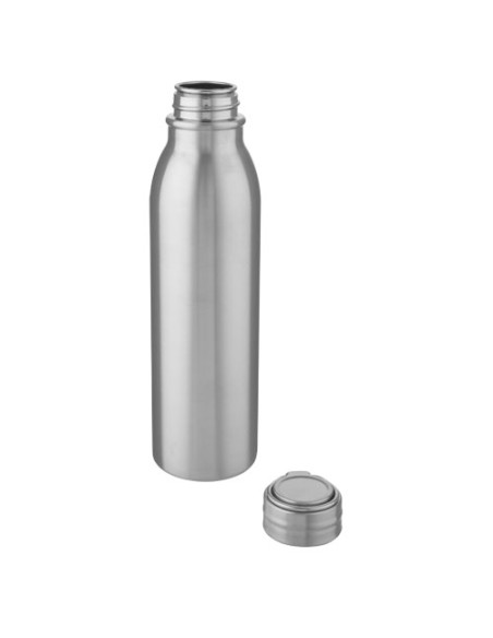 Borraccia sportiva Harper da 700 ml in acciaio inossidabile con anello in metallo