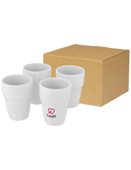 Set regalo Staki di 4 tazze impilabili da 280 ml