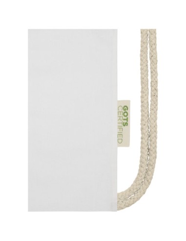 Zaino con cordoncino Orissa da 140 g/m² in cotone organico - 5L