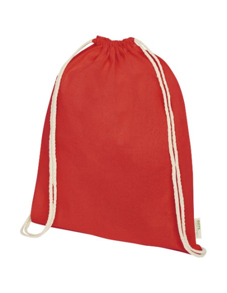 Zaino con cordoncino Orissa da 140 g/m² in cotone organico - 5L