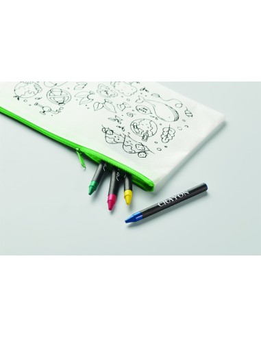 Astuccio con 4 pastelli