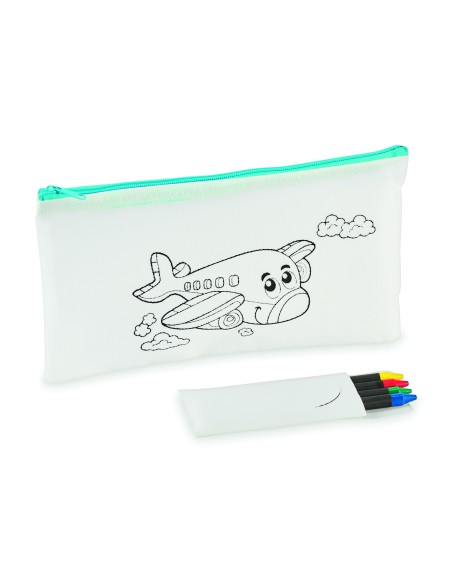 Astuccio con 4 pastelli