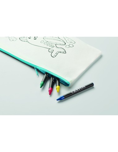 Astuccio con 4 pastelli