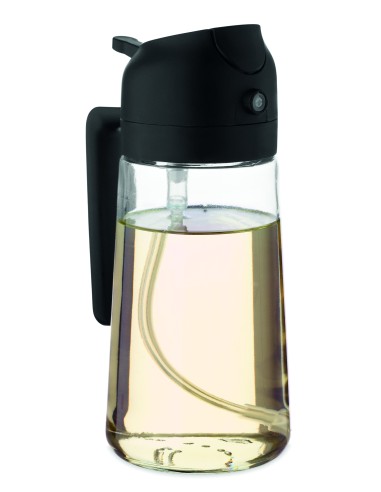 Oliera e spruzzatore in vetro