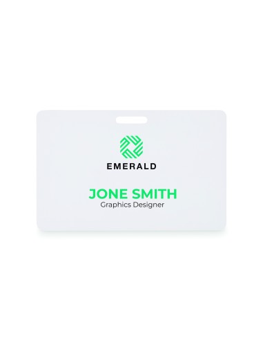 Badge con lanyard 54 x 86 mm