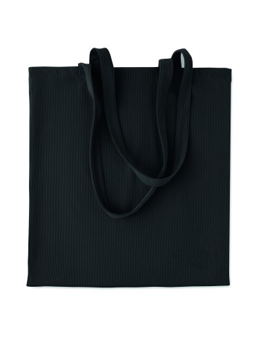 Shopper in velluto a coste