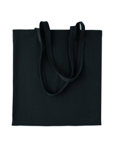 Shopper in velluto a coste