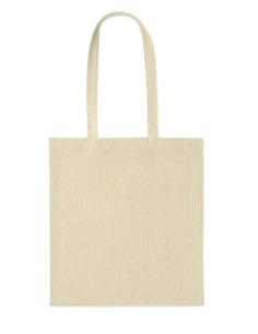 Shopper in velluto a coste