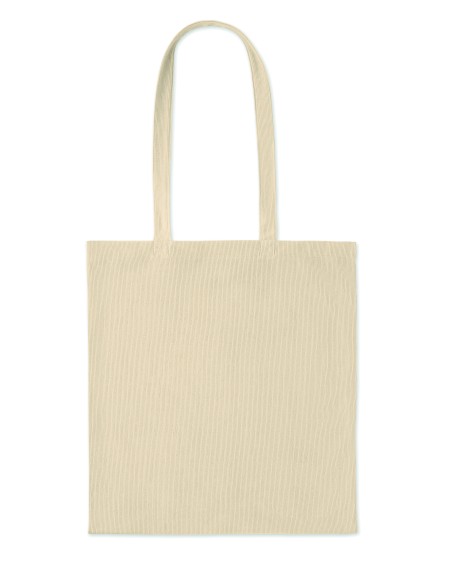 Shopper in velluto a coste