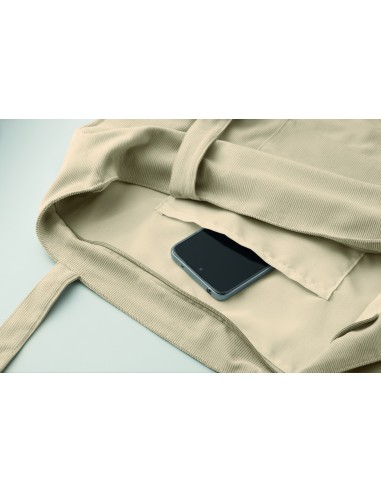 Shopper grande in velluto