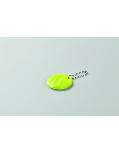 Portachiavi tondo riflettente