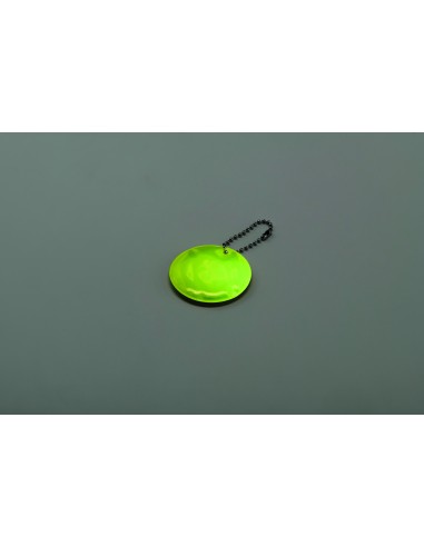 Portachiavi tondo riflettente