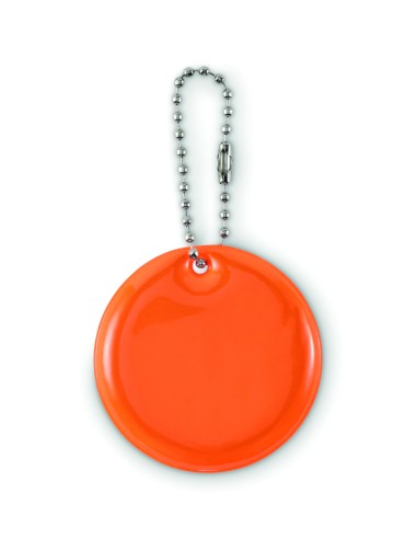 Portachiavi tondo riflettente