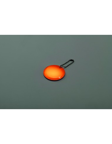 Portachiavi tondo riflettente