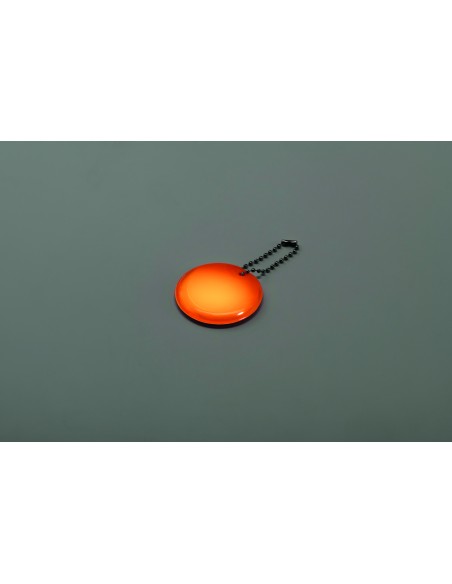 Portachiavi tondo riflettente