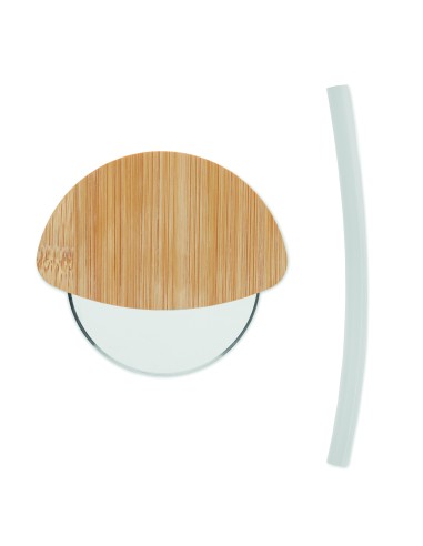 Tagliapizza rotondo in bambù