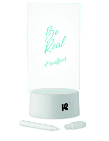 Memoboard a LED illuminato