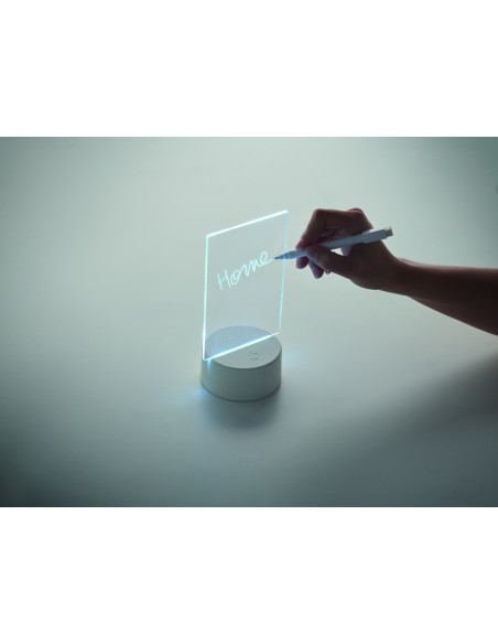 Memoboard a LED illuminato