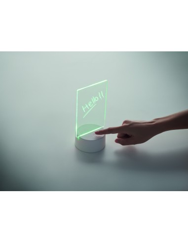 Memoboard a LED illuminato