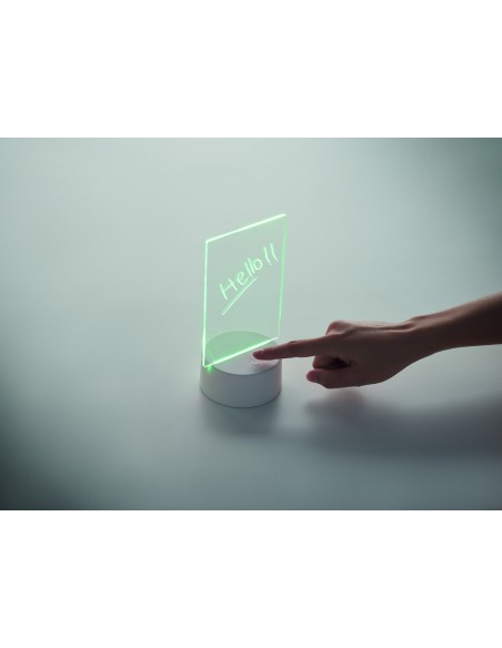 Memoboard a LED illuminato