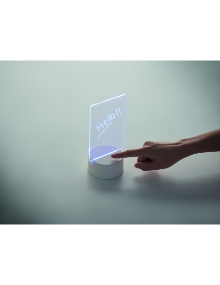 Memoboard a LED illuminato