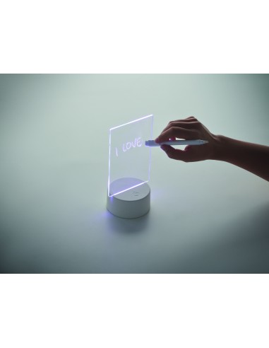 Memoboard a LED illuminato
