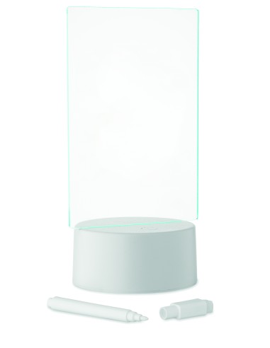 Memoboard a LED illuminato