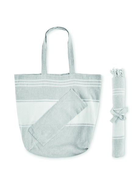 Borsa da spiaggia con telo